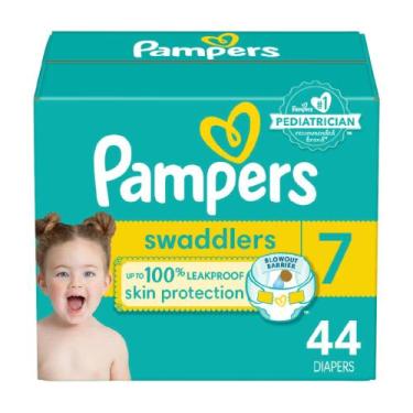 Imagem de Fraldas Pampers Swaddlers Ultra Soft - Tamanho 7 (44 Unidades)