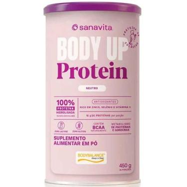 Imagem de Body Up Protein - 100% Proteina Hidrolisada Alemã - Neutro - 450g - Sa