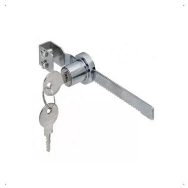 Imagem de Fechadura Para Vitrine Vidro, Freezer, Cristaleira, Expositor Trava Mo