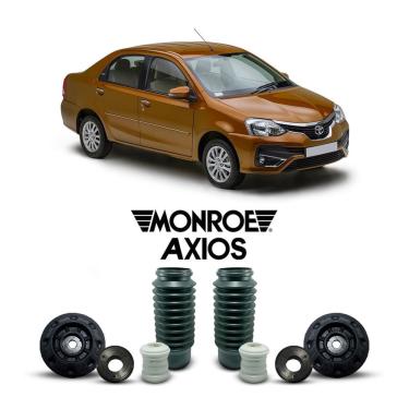 Imagem de Par Kit Coxim Reparo Dianteiro Toyota Etios Sedan 2016/2021