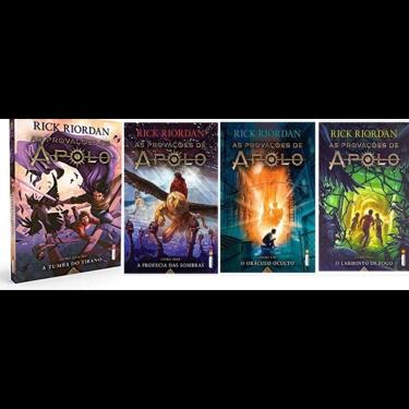 Imagem de Kit 4 livros as provações de apolo rick riordan