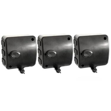 Imagem de Varal Retrátil Automático Modular de Parede 6m Cada Corda suporte 6kg cada(3 preto)