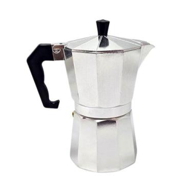 Imagem de Cafeteira Italiana Alumínio Rende 6 Xicaras - Em Casa Tem