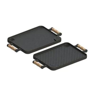 Imagem de Bifeteira Chapa Dupla Face Em Ferro Fundido 23x28 Cm
