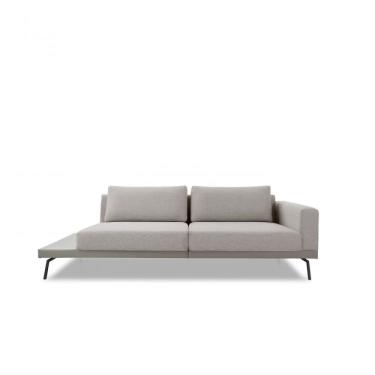 Imagem de Sofa Game 4 Lugares 260 Neo Mescla Bege e Cinza Claro