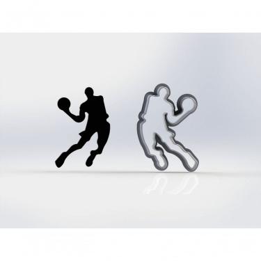 Imagem de Cortador Kit Basquete 3 Jogadores 5 Cm