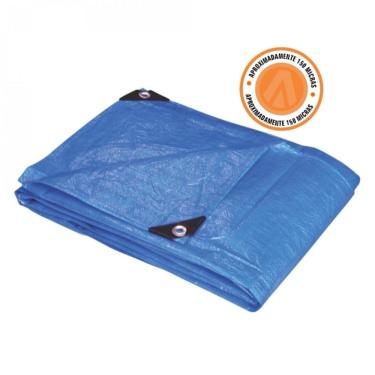 Imagem de Lona de Polietileno Ajax 150 Micras 2x2 m Azul