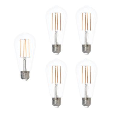 Imagem de Lâmpada Led Filamento Avant Clear ST64 9W 6500k E27 5 Und