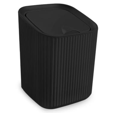 Imagem de LIXEIRA QUADRADA 3L PRETO