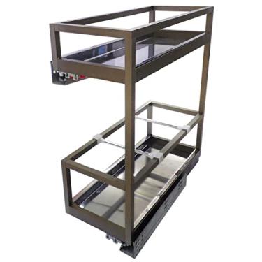 Imagem de Porta Latas/Ã“leo 9311 Alumínio C/Corrediças 200x490x450mm Bronze