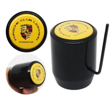 Imagem de Manopla Cambio Universal Vw Fusca Modelo Porsche Amarelo 046 - NTM Par