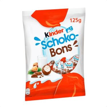 Imagem de Kinder Schoko-Bons, Bombons de Chocolate ao Leite com Avelã, 125g, 20 Unidades