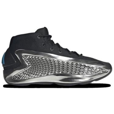 Imagem de Adidas Anthony Edwards 1 Mid - Masculino (JI0424, Prata/Preto), Prata/preto, 43