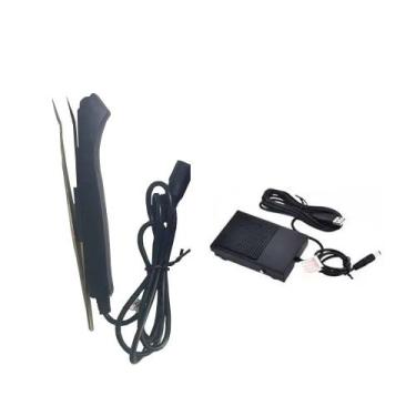 Imagem de Pinça De Cílios Portátil 2 Em 1 Com Lâmpada UV, Secagem Rápida De Cola