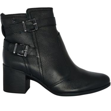 Imagem de Bota Feminina Casual Dia a Dia Passeio Trabalho Bico Fino Salto Médio Cano Baixo Bottero 346915