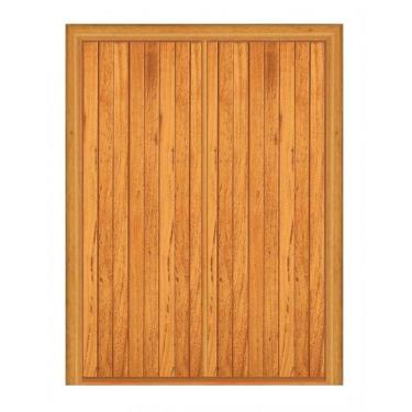 Imagem de Porta Dupla de Abrir Mexicana - Madeira Maciça - Angelim