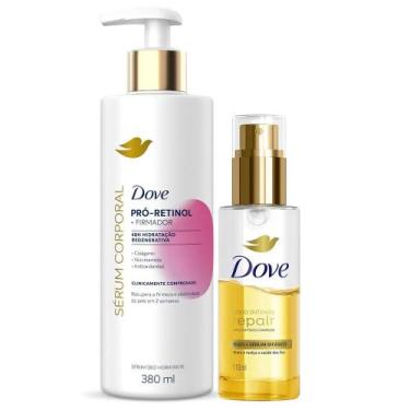 Imagem de Kit Dove Sérum Corporal Pró-Retinol + Firmador 380ml + Óleo Sérum Repa