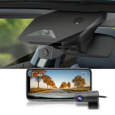 Imagem de Fitcamx Frente 2160P+Traseiro 1080P Dash Cam Adequada para Jeep Grand Cherokee 2023-2025 L 4XE (HD2-0513), OEM Estilo, 2 Vias HD Vídeo, WiFi & APP, Loop Gravação, G-Sensor, Plug & Play, 128GB Cartão