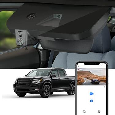 Imagem de Fitcamx 4K Dash Cam Adequada para Honda Ridgeline 2017-2025 RT RTS RTL TrailSport Black Edition (DZ-9188), OEM Estilo, UHD 2160P Vídeo, WiFi & APP, Loop Gravação, G-Sensor, Plug & Play, 64GB Cartão