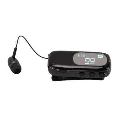 Imagem de Generic Fone de Ouvido Sem Fio Retrátil, Clipe Ergonômico da Duração da Bateria de 140mAh Long No Fone de Ouvido para Negócios (Preto brilhante eletroplinado)