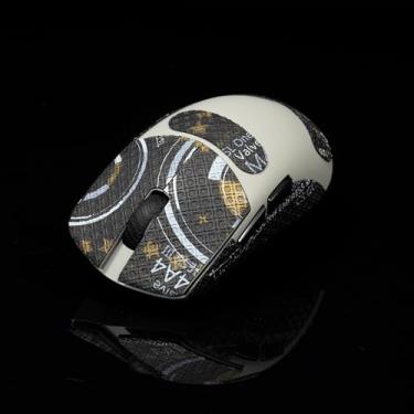 Imagem de Hokeyio Fita adesiva para Lamzu Maya X - antiderrapante, controle aprimorado, resistência ao suor, melhora a aderência FPS Gaming e a proteção do mouse [pré-corte] M4A4 0,4 mm