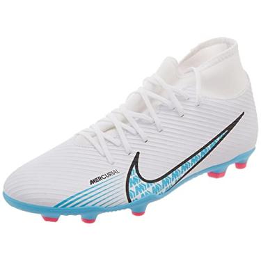 Imagem de NIKE Mercurial Superfly 9 Club Fg/Mg Tênis masculino, Explosão rosa azul báltico branco, 11 UK