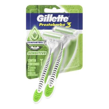 Imagem de Kit c/ 6 Barbeador Gillette Prestobarba3 Comfortgel 2 un