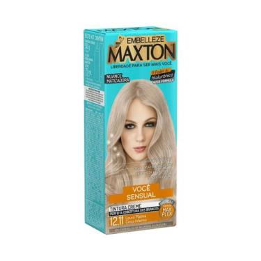 Imagem de Embelleze tintura maxton kit 12.11 louro platina cinza intenso