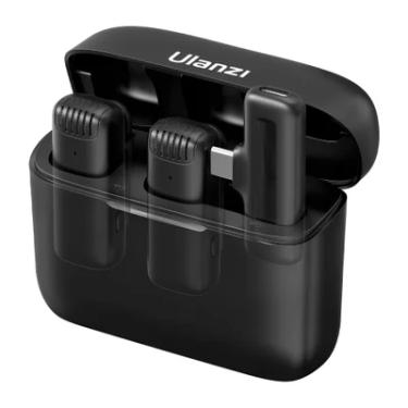 Imagem de Microfone Semfio Ulanzi J12 Usb C Lapela P/android Preto