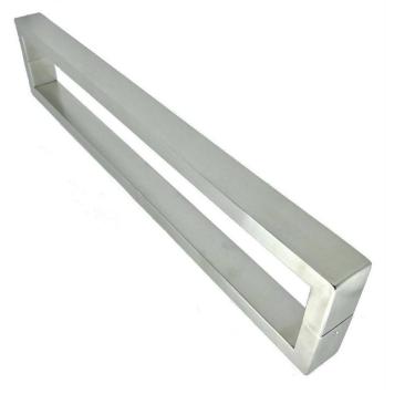 Imagem de Puxador Duplo H-40 Inox Polido Geris 40x20mm - Marca Geris