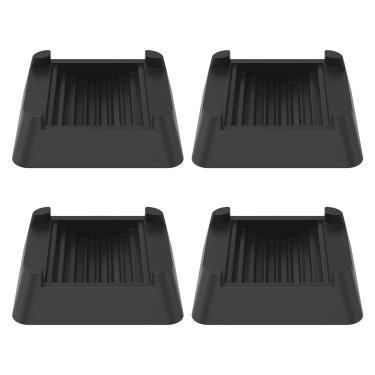 Imagem de XYDHQS Kit de calços de nivelamento de chapa de 4 peças, calços de nivelamento portáteis, suporte de acessórios de chapa de silicone, kit de calços de nivelamento para a maioria das churrasqueiras de