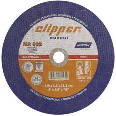 Imagem de Disco de Corte Clipper MR832 9"X1/8"X7/8"- 0294321- NORTON
