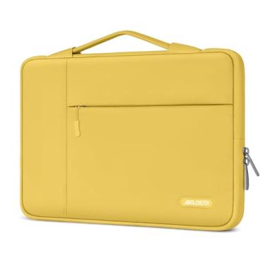 Imagem de MOSISO Capa para laptop de 13,3 polegadas, 13 a 13,3 polegadas com alça compatível com MacBook Air/Pro 13/Pro 14 M5 M4 M3 M2 M1, HP Dell ASUS Lenovo, bolsa de computador multifuncional de poliéster