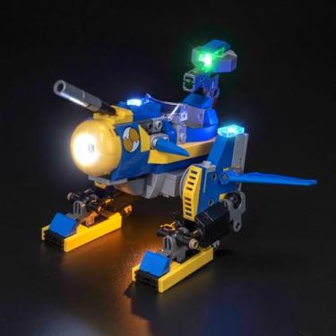 Imagem de Hilighting Upgraded Led Light Kit Compatible with Lego Cyclone vs. Metal Building Set, Lights Decoration Compatible with Lego 77002 (Model Not Included)