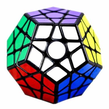 Imagem de Megaminx Speed Cube, 3x3x3 Pentagonal Speed Cube Dodecahedron Magic Cube Puzzle Black