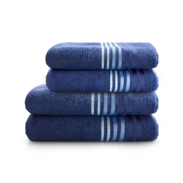 Imagem de Toalha De Rosto E Mãos Dynamo Camesa Marinho 45 X 80Cm Algodão Unic Azul Escuro