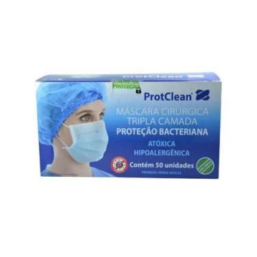 Imagem de Mascara Descartavel Tripla Camada Preta Com 50 unidades - no-brand