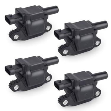 Imagem de Pacote de 4 bobinas de ignição ENA compatíveis com Chevrolet Silverado Tahoe Trailblazer Express 2007-2016 Cadillac Escalade compatível com UF413 C1511