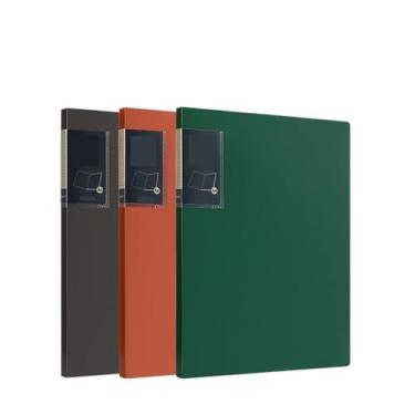 Imagem de Bolsa para documentos, pasta A4 com inserções transparentes, 30 páginas, livro de dados PP, multicolorido, organizador de documentos, multicamadas