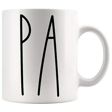 Imagem de Caneca de café Pa - presente para Natal, aniversário, dia das mães/dia dos pais - copo de família para o melhor pai de todos os tempos - 325 ml