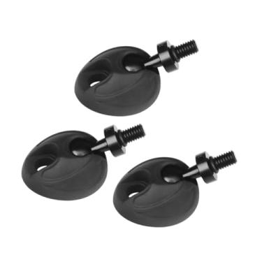 Imagem de Generic Almofada de pé de tripé, espigão de borracha, proteção de estabilidade aprimorada, almofada de perna antiderrapante para monopé, rosca de 3/8 pol., 3 Pedaços