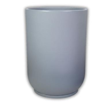 Imagem de Vaso Cilindro Com Prato (40x53) Cor Cimento OVASO