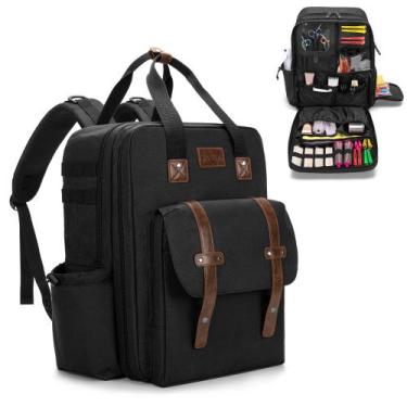 Imagem de Bolsa de cabeleireiro de viagem de grande capacidade Barber Case BAFAS