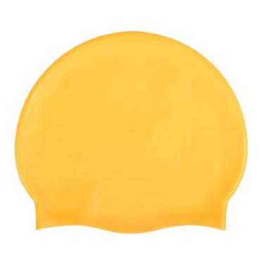 Imagem de Touca de natação feminina de silicone à prova d'água