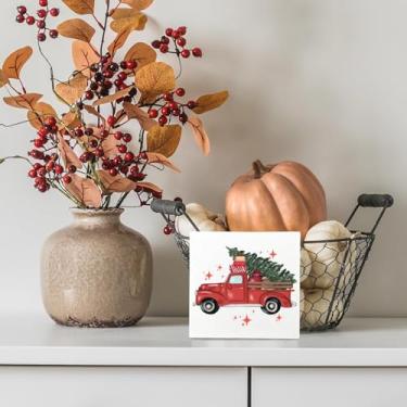 Imagem de 1 un. Placas e placas decorativas de Natal de PVC de 9 x 3,9 polegadas, adequado para cozinha, banheiro, escritório, decoração de fazenda, presente ideal para Halloween, Páscoa, Ação de Graças, Ano