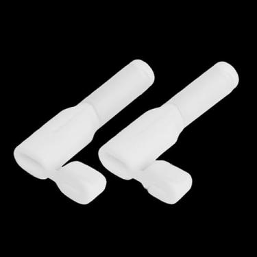 Imagem de Protetor de cabo de silicone à prova de poeira, capa tipo C, carregador, capa protetora para iPhone 15 Xiaomi, B-branco