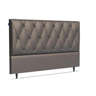 Imagem de Cabeceira Murat Facto Cinza Super King (8x195x120) - Ortobom