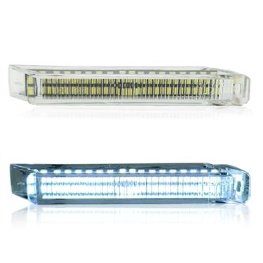 Imagem de OTnhaee Marcador retrovisor lateral sequencial de LED, luz de seta, compatível com Ford F150 04-14, Raptor 10-14, Expedition 97-07, Mark LT 06-08 (lente branca clara)