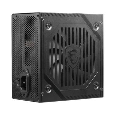 Imagem de Fonte MSI MAG A500DN 500W 80 Plus Standard PFC Ativo Com Cabo Preto