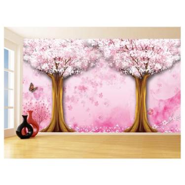 Imagem de Papel De Parede 3D Floral Textura Sala Flores 3,5M Xfl334 - Você Decor